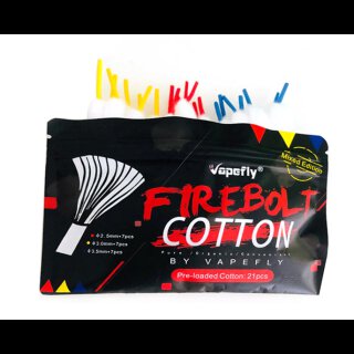 MIXED Vapefly Firebolt MIXED Cotton Strands Wattesticks