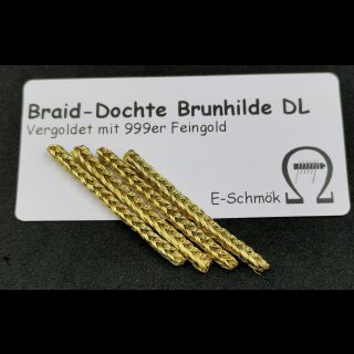 Golden-Braids, vergoldete Braiddochte