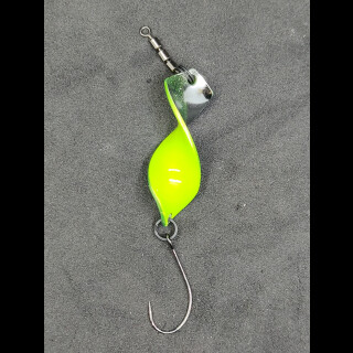 Twist Spoon 3,5 Gramm Gelb  / Chrome