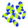 Spoon Design Blau/Gelb - Grün Dohna Style 2,5g