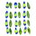 Spoon Design Blau/Gelb - Grün Rooney Style 1,8g