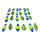 Spoon Design Blau/Gelb - Grün Miu Style 2,8g