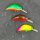 Wobbler 3,5g sinkend gelb/pink