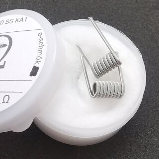 Fine Fused Clapton Coil NI80 0,21 Ohm