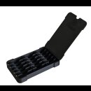 Banana/Wobblerdose  für Meiho 7070 & 7055 Schwarz Carbon ABS/Foliert-18 Wobbler