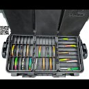 Banana/Wobblerdose  für Meiho 7070 & 7055 Schwarz Carbon ABS/Foliert-18 Wobbler