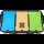 Banana/Wobblerdose  für Meiho 7070 & 7055 Schwarz Carbon ABS/Foliert-6x Banana + 12x Universal