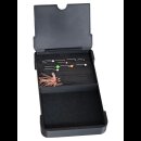 Jighakendose für Meiho 7055/7070N Schwarz Carbon ABS foliert-Halb